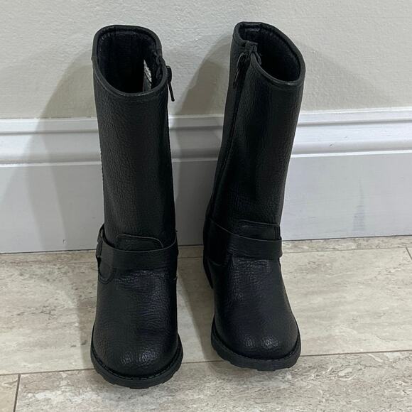 Carter’s Girls Black Boots 10T - Picture 2 of 8